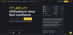 binance, plateforme d'achat de cryptomonnaies